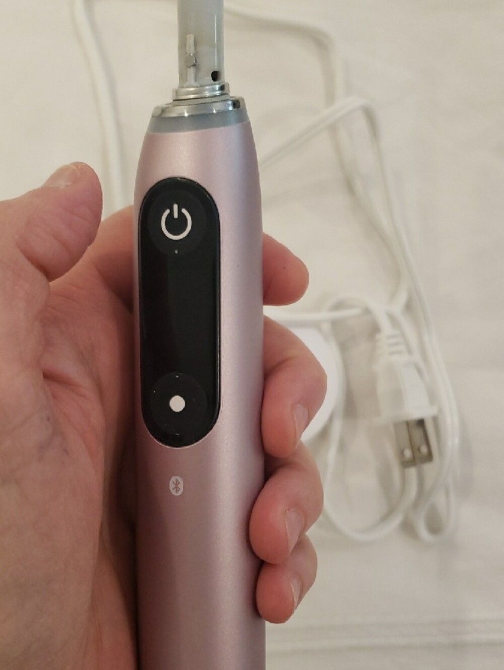 Electric Toothbrush Handle in Rose Pink - Picture 4 of 7